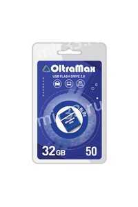 Флеш-накопитель 32Gb OltraMax Drive 50 Mini, USB 2.0, пластик, синий