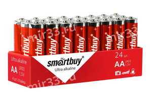 Батарейка AA SmartBuy LR06-24P, 1.5B, (24/480), (арт.SBBA-2A24S)