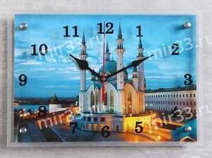 Часы настенные, серия: Город, Мечеть 25х35 см