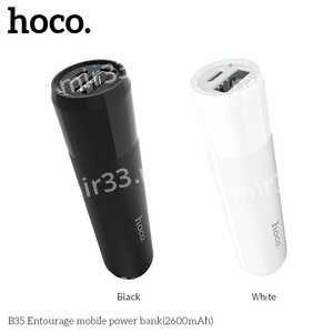 Аккумулятор внешний HOCO B35, Entourage, 2600mАh, пластик, 1 USB выход, 1.0A, цвет: чёрный