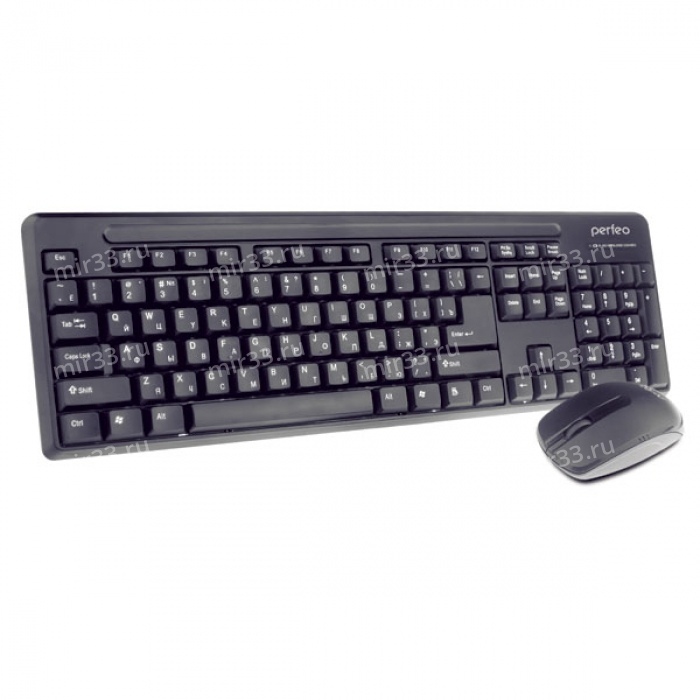 Комплект клавиатура+мышь беспроводной PERFEO PF-215 WL/OP