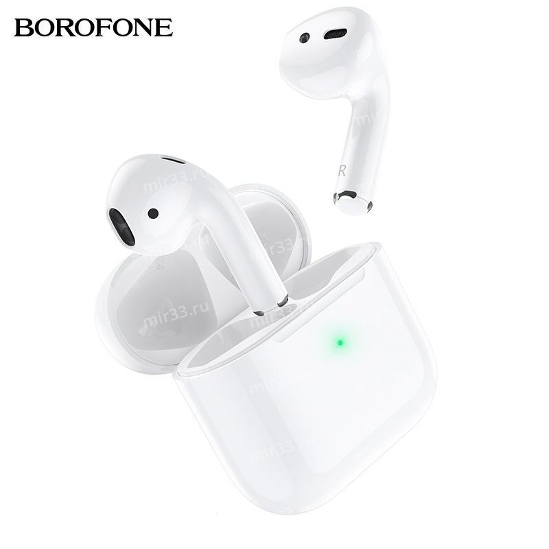 Наушники внутриканальные Borofone BE46, Bluetooth, цвет: белый