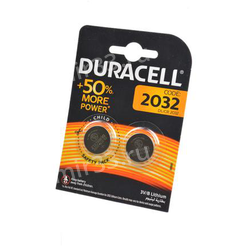 Батарейка Duracell CR2032-2BL, 3В, (2/20/200)