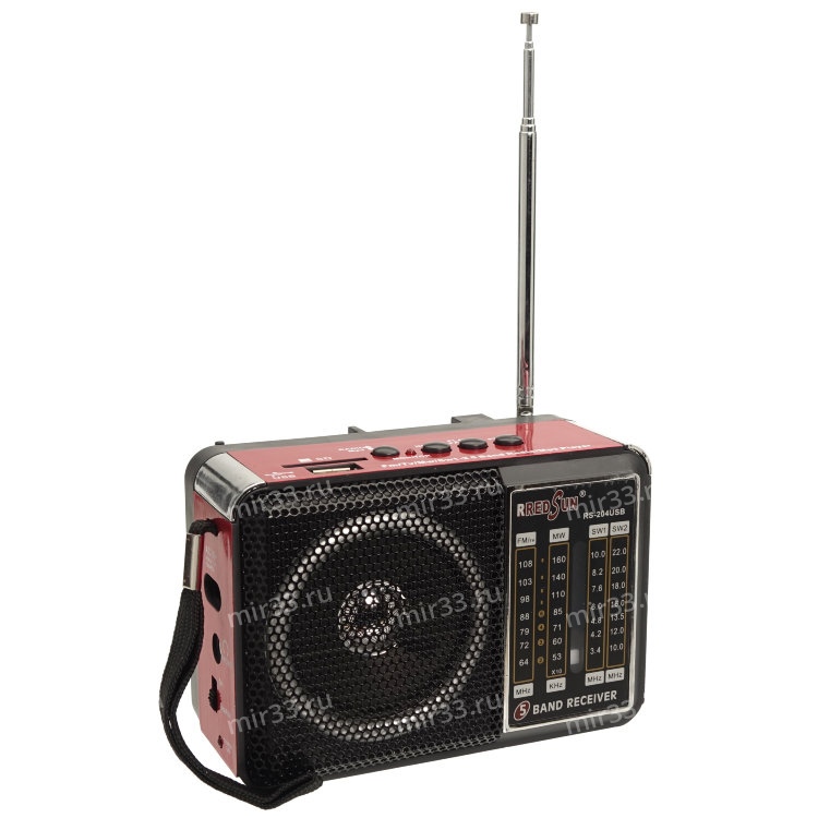 Радио приемник  RRedSun RS-204 FM