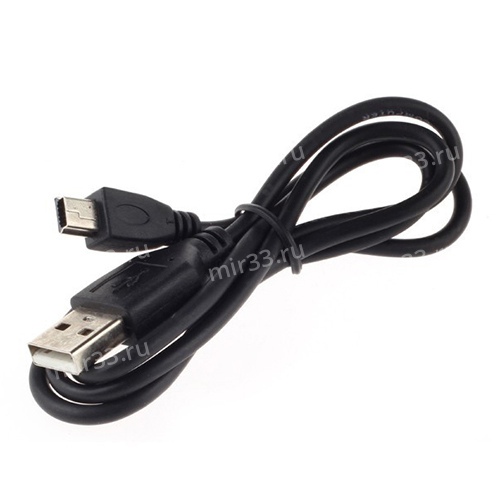 Кабель Мini USB черный 1.0м