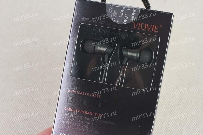 Гарнитура стерео для MP3/iPod джек 3,5 VIPVIE    MS-610 черная в блистере