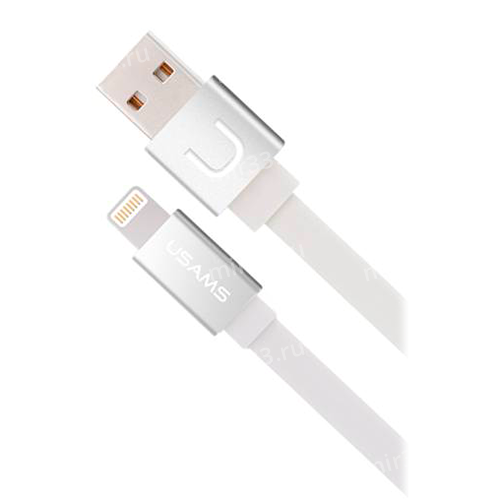 Кабель USB - Iphone 5 Usams US03 белый, красный