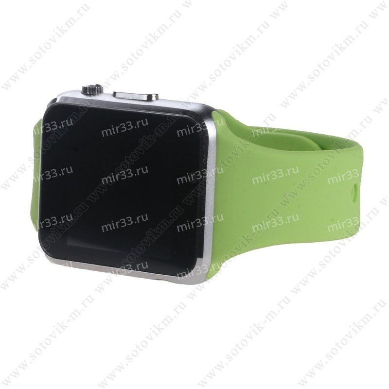 Умные часы без бренда, A1, micro SIM, microSD, камера, цвет: зелёный