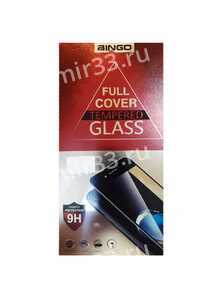 Защитное стекло 6D для Samsung Galaxy A40 , цвет: черный в техпаке