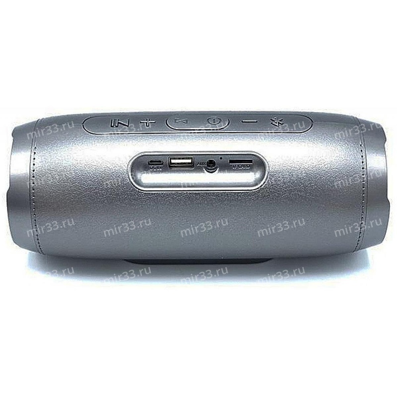 Портативная колонка Koleer, S1000, Bluetooth, AUX, TF, USB , цвет: серебристый