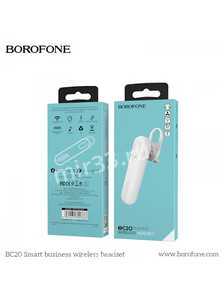 Гарнитура bluetooth Borofone, BC20, Smart, цвет: белый