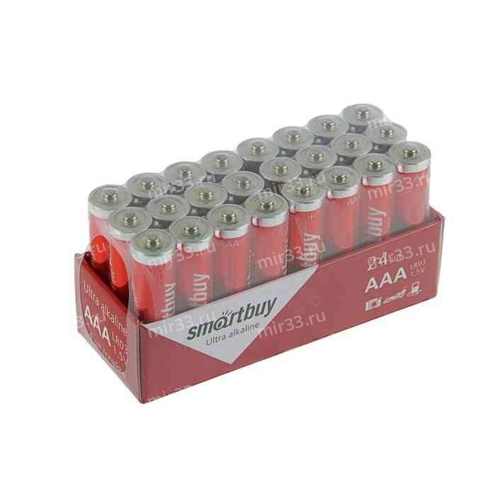 Батарейка AAA SmartBuy LR03-24Box, 1.5B, (24/480/19200), (арт.SBBA-3A24S)
