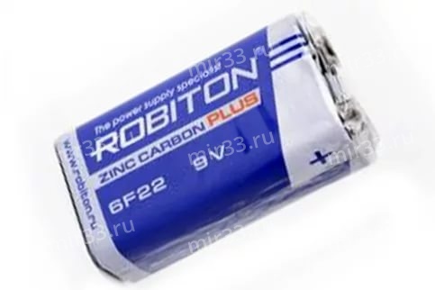 Батарея ROBITON PLUS R-6F22-SR1 6F22 9V SR1
