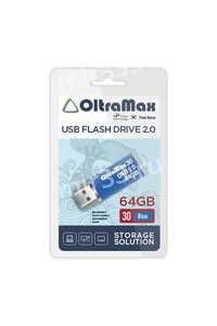 Флеш-накопитель 64Gb OltraMax Drive 30, USB 2.0, пластик, синий