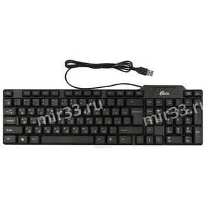 Клавиатура проводная Ritmix, RKB-100, цвет: чёрный