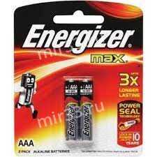 Элемент питания Energizer MAX PLUS LR03 BL2