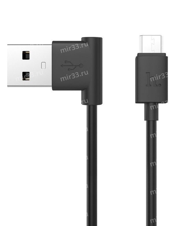 Кабель USB - микро USB FaisON HUPM10, 1.2м, круглый, 2.1A, силикон, боковой, цвет: чёрный