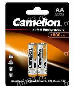 Аккумулятор AA Camelion, HR06-2BL, 1800mAh, (2/24/384)