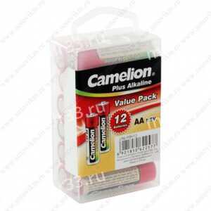 Батарейка AAA Camelion LR03-12Box Plus Alkaline, 1.5В, (12/288/576)