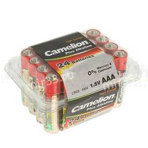 Батарейка AAA Camelion LR03-24Box Plus Alkaline, 1.5В, (24/144/576)