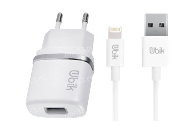 UHP11 Ubik СЗУ порт USBx1 8-pin Белый 1А