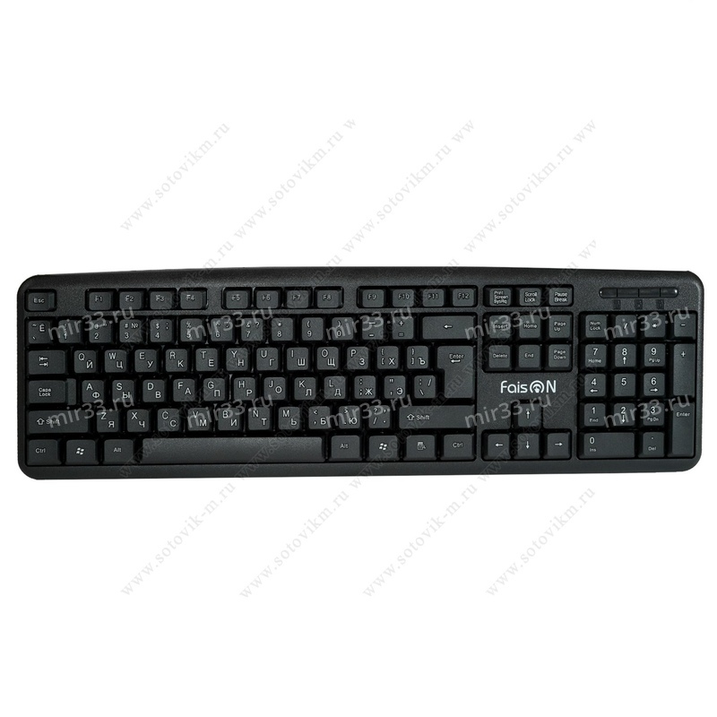Клавиатура проводная Defender, Red, GK-116, мембранная, 1.5 м, цвет: чёрный