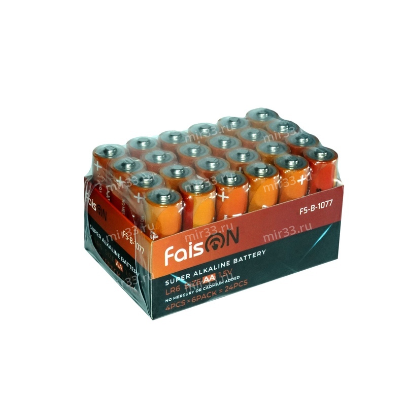 Батарейка AAA FaisON LR03-24Box Super Alkaline, 1.5B, (24/960), (арт.FS-B-1060)