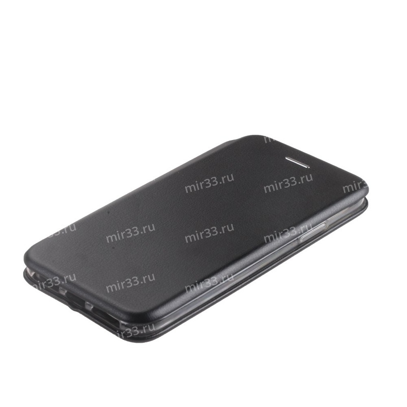Чехол-книжка NEYPO для APPLE iPhone 5/5S/SE, PREMIUM, экокожа, на магните,цвет:черный