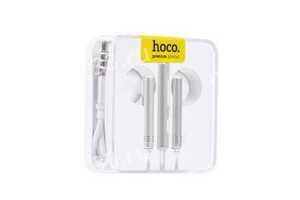 Наушники внутриканальные HOCO M22, Wired earphone, микрофон, кабель 1.2м, цвет: серебряный