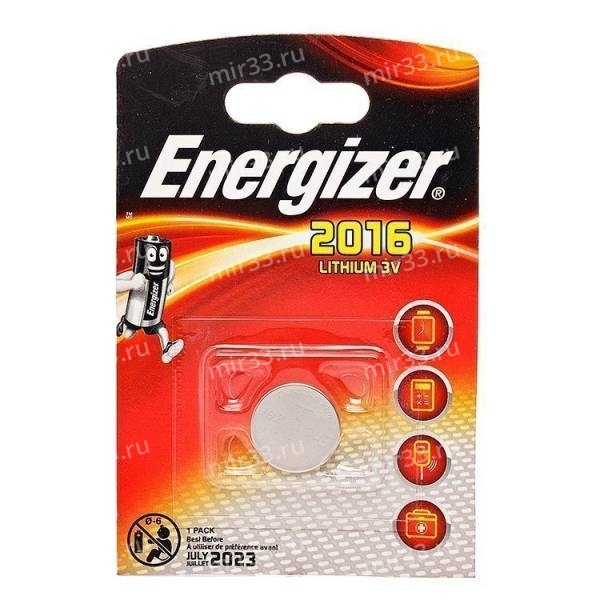 Energizer CR2016-1BL, (1/10/140)