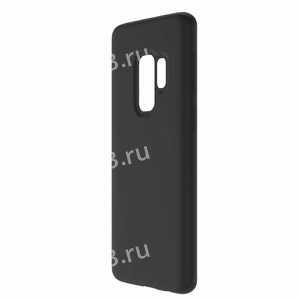 Чехол силиконовый для SAMSUNG Galaxy S9 Plus, цвет: черный