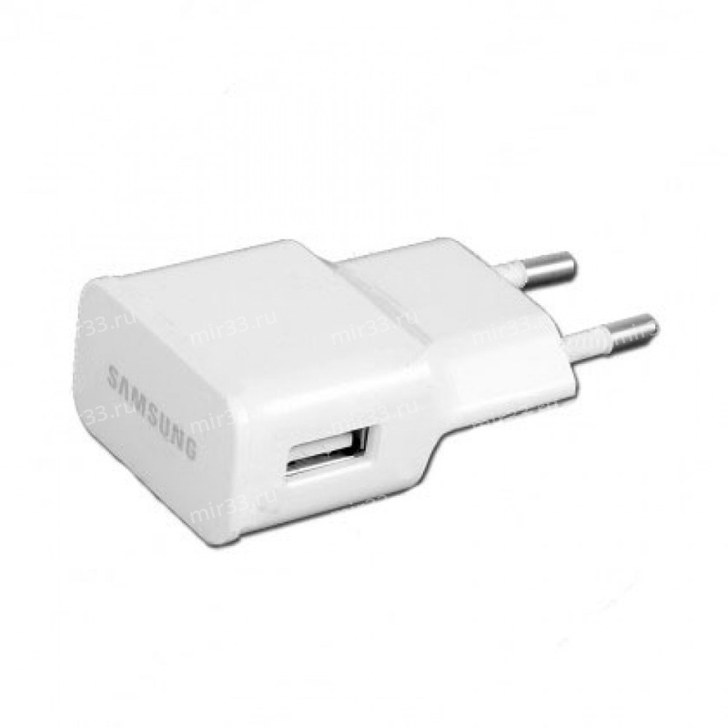 Блок питания сетевой 1 USB без бренда S6, 1.0A, цвет: белый
