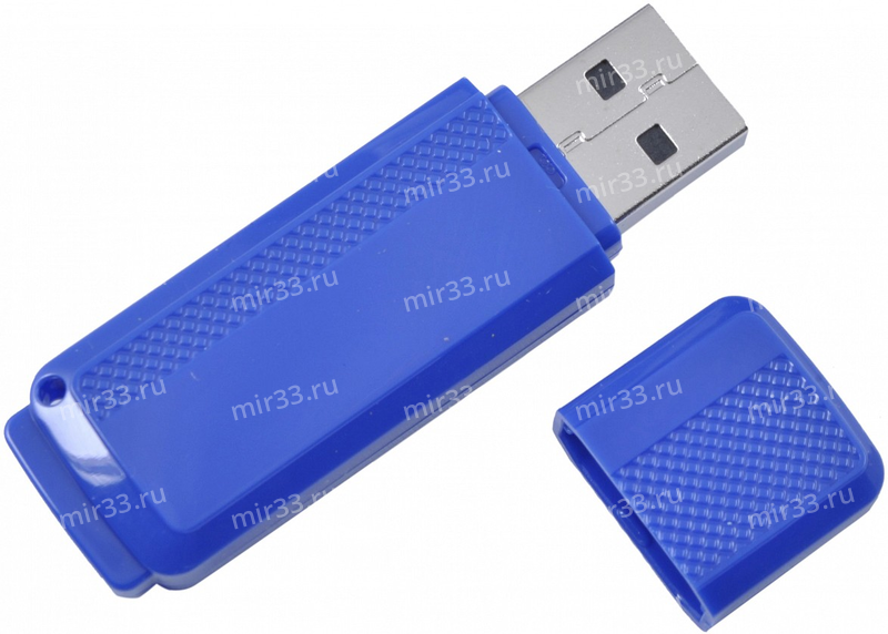 Флеш-накопитель 32Gb SmartBuy Dock, USB 2.0, пластик, синий