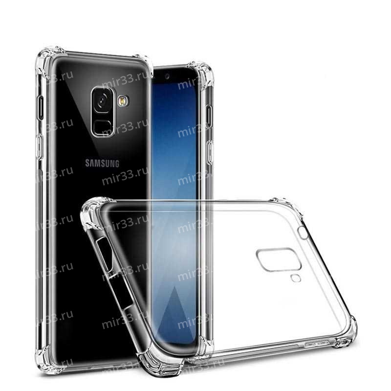 Чехлы силиконовые для SAMSUNG Galaxy A6 (2018) прозрачный