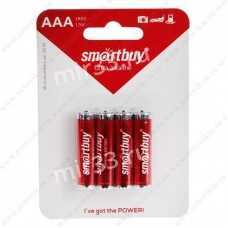 Батарейка AAA SmartBuy LR03-4BL, 1.5В, (4/48/480)