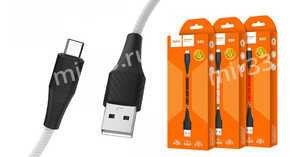 Кабель USB - микро USB HOCO X32 Excellent, 1.0м, круглый, 2.0A, силикон, цвет: чёрный
