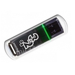 Флеш-накопитель 32Gb SmartBuy Glossy series, USB 2.0, пластик, серый