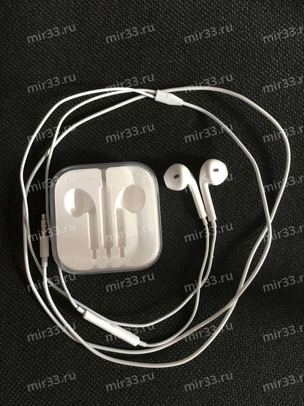 Наушники  iphone JN-7A  кабель Apple 8 pin цвет: белый