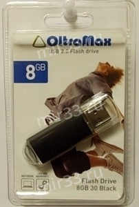 Флеш-накопитель 8Gb OltraMax Drive 30, USB 2.0, пластик, чёрный
