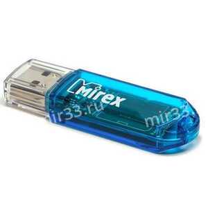 Флеш-накопитель 16Gb Mirex ELF, USB 2.0, пластик, синий