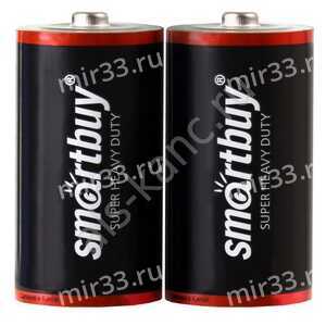 Батарейка C SmartBuy R14-2P, 1.5В, (2/24/288)
