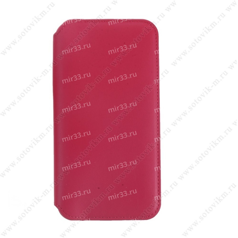Чехол-книжка Remax для APPLE iPhone X, Ideal leather case, RM-1659, пластик, цвет: красный
