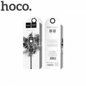 Кабель USB - 8 pin HOCO X14 Times speed, 2.0м, круглый, 2.0A, ткань, цвет: чёрный