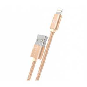 Кабель USB - 8 pin HOCO X2, 1.0м, 2.4A, цвет: розовое золото