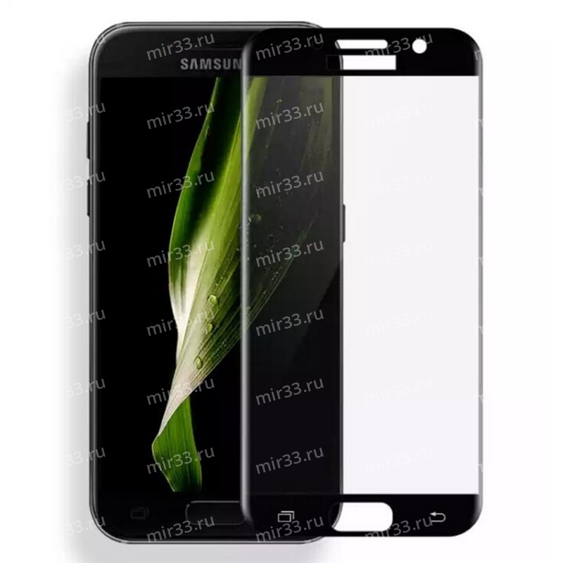 Стекло защитное Faison для SAMSUNG Galaxy A7 (2017), Full Screen, 0.33 мм, 5D, черный