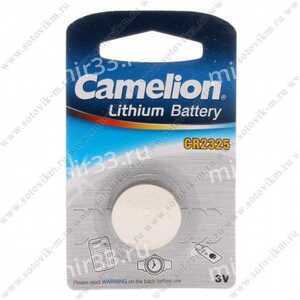 Батарейка Camelion CR2330-1BL, 3В, Li, (1/10/1800)