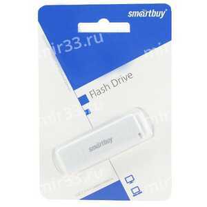 Флеш-накопитель 8Gb SmartBuy LM05, USB 2.0, пластик, белый