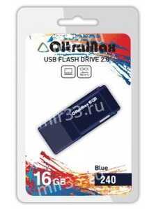 Флеш-накопитель 16Gb OltraMax 240, USB 2.0, пластик, синий
