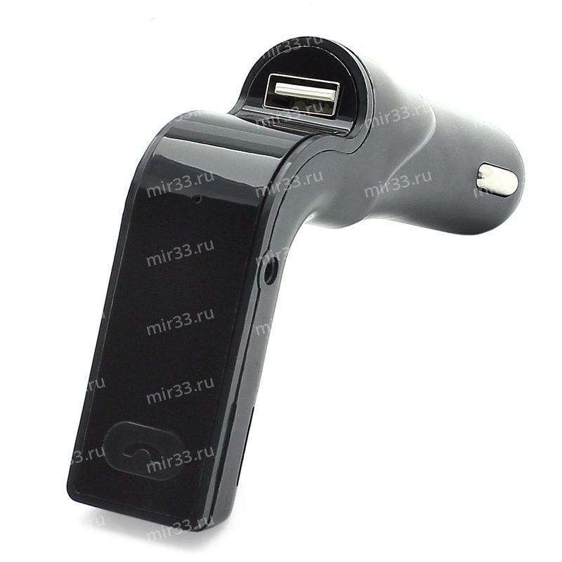 FM-трансмиттер без бренда FM-911BT, Bluetooth, 1 USB, пластик, AUX, microSD, дисплей, кнопка ответа