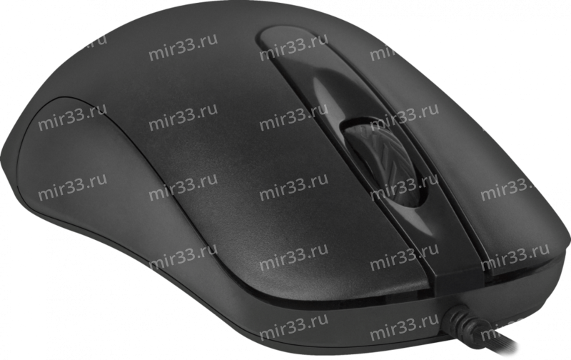 Мышь проводная Defender, MB-230, Classic, 1000 DPI, оптическая, USB, 3 кнопки, цвет: чёрный